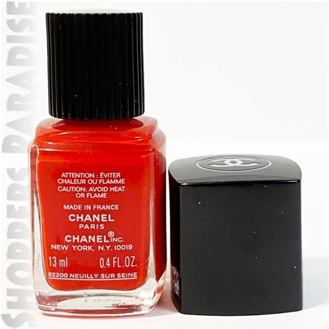 vernis rouge coquelicot chanel|More.